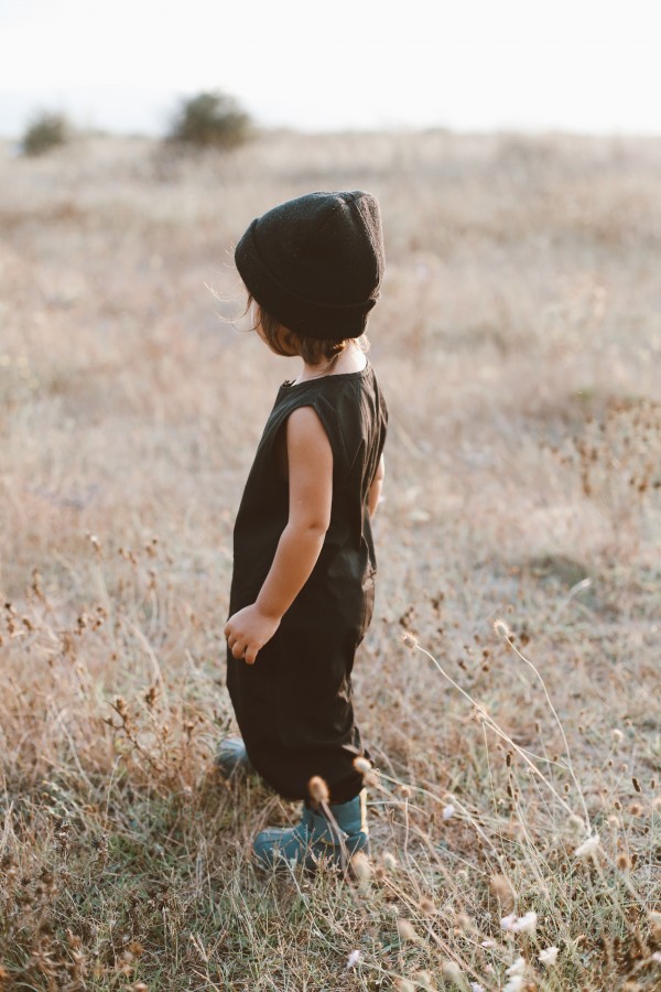 Kobe Unisex Jumpsuit - Black